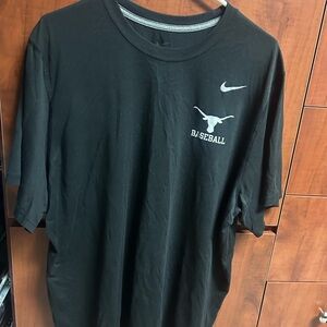 Nike Black Short Sleeve Baseball Tee